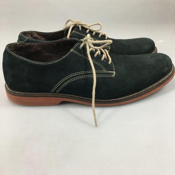 Nordstrom 11 M Black Nubuck Leather Beige Laces Shoes M23209A main image 8